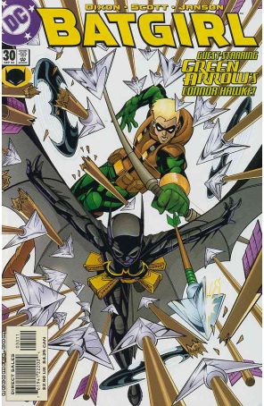 Batgirl 30 published by DC with cover art by Damion Scott
