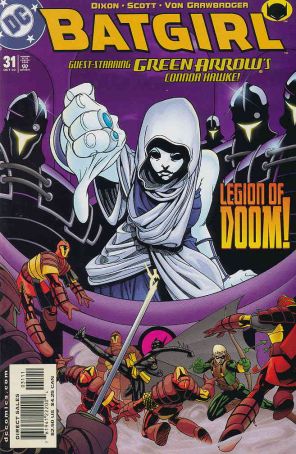 Batgirl 31 published by DC with cover art by Damion Scott