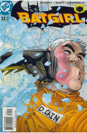 Batgirl 33 published by DC with cover art by Damion Scott