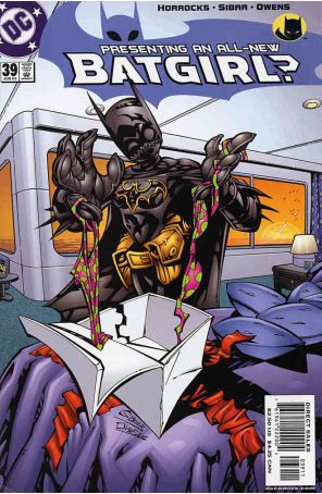 Batgirl 39 published by DC with cover art by Adrian Sibar