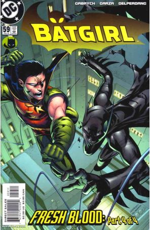 Batgirl 59 published by DC with cover art by Alé Garza