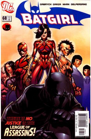Batgirl 68 published by DC with cover art by Alé Garza