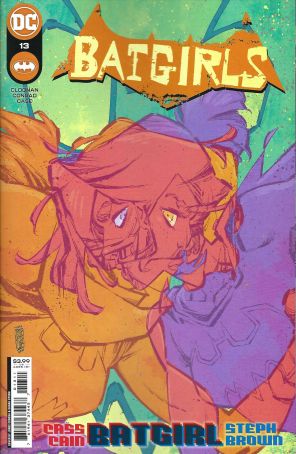 Batgirls 13 published by DC with cover art by Jorge Corona