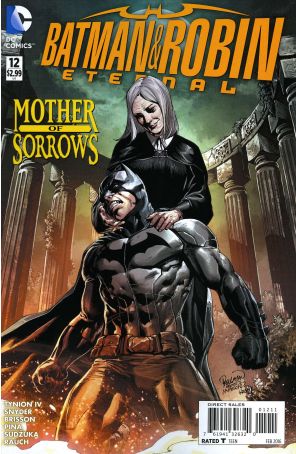 Batman And Robin Eternal 12 published by DC with cover art by Carlo Pagulayan