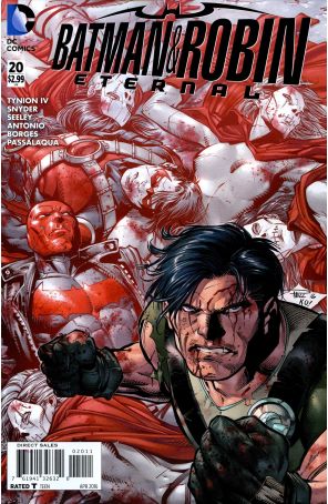 Batman And Robin Eternal 20 published by DC with cover art by Paul Pelletier