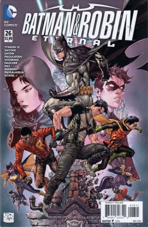 Batman And Robin Eternal 26 published by DC with cover art by Tony S. Daniel