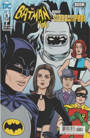 Batman '66 Meets Steed and Mrs. Peel 6 published by DC with cover art by Michael Allred