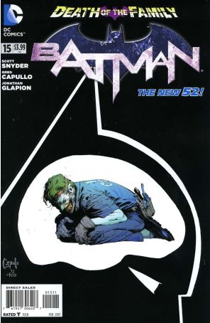 Batman (2nd Series) 15 published by DC with cover art by Greg Capullo