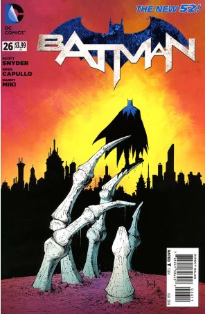 Batman (2nd Series) 26 published by DC with cover art by Greg Capullo