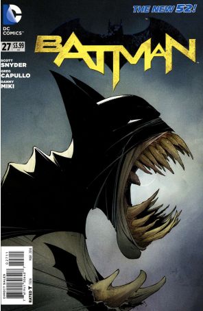 Batman (2nd Series) 27 published by DC with cover art by Greg Capullo