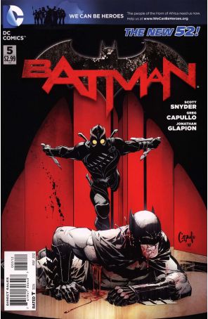 Batman (2nd Series) 5 (2nd) published by DC with cover art by Greg Capullo