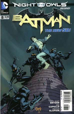 Batman (2nd Series) 8 published by DC with cover art by Greg Capullo