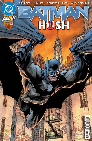 Batman (3rd Series) 158A published by DC with cover art by Jim Lee and Scott Williams