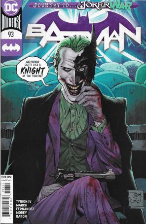 Batman (3rd Series) 93 published by DC with cover art by Jorge Jimenez