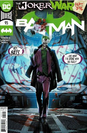 Batman (3rd Series) 95 published by DC with cover art by Jorge Jimenez