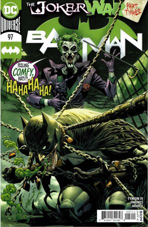 Batman (3rd Series) 97 published by DC with cover art by Jorge Jimenez