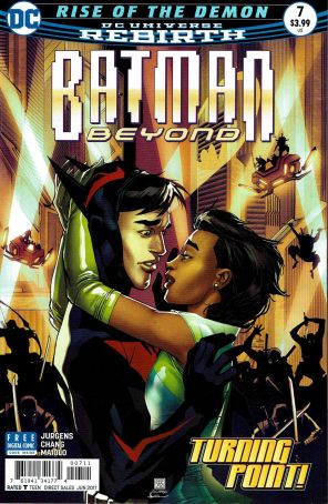 Batman Beyond (6th Series) 7 published by DC with cover art by Bernard Chang