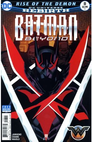 Batman Beyond (6th Series) 8 published by DC with cover art by Bernard Chang