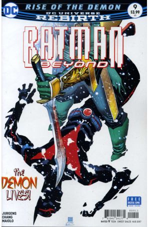 Batman Beyond (6th Series) 9 published by DC with cover art by Bernard Chang