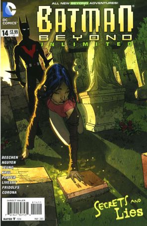 Batman Beyond Unlimited 14 published by DC with cover art by Ryan Benjamin