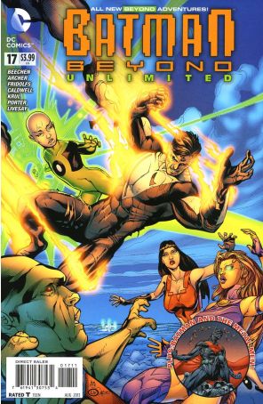 Batman Beyond Unlimited 17 published by DC with cover art by Howard Porter