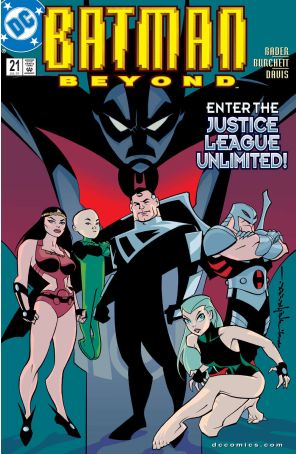 Batman Beyond 21 published by DC with cover art by Brian Stelfreeze