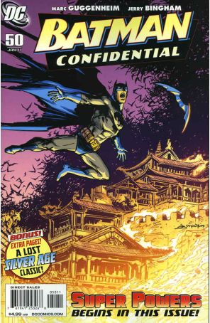 Batman Confidential 50 published by DC with cover art by Jerry Bingham