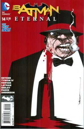 Batman Eternal 14 published by DC with cover art by Dustin Nguyen