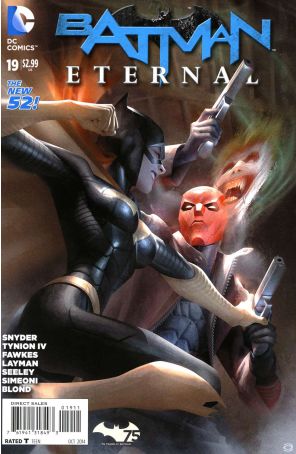 Batman Eternal 19 published by DC with cover art by Alex Garner