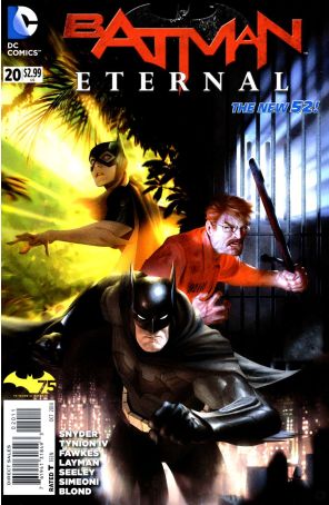Batman Eternal 20 published by DC with cover art by Alex Garner