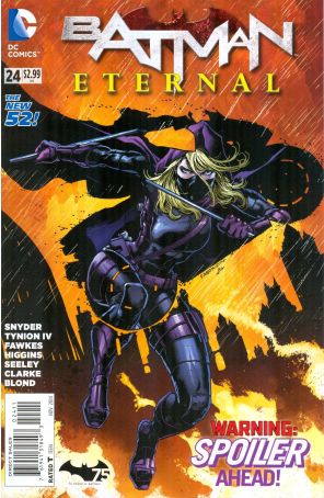 Batman Eternal 24 published by DC with cover art by Jason Fabok