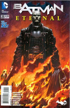 Batman Eternal 25 published by DC with cover art by Jason Fabok