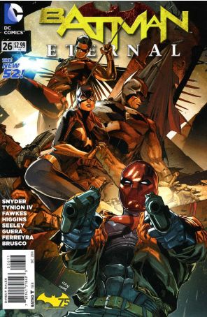 Batman Eternal 26 published by DC with cover art by Clay Mann