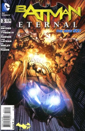 Batman Eternal 3 published by DC with cover art by Jason Fabok