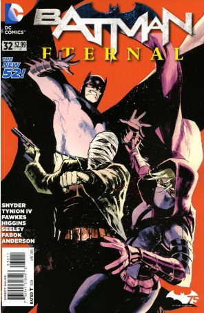 Batman Eternal 32 published by DC with cover art by Rafael Albuquerque