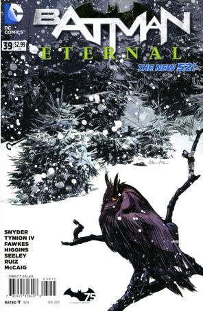 Batman Eternal 39 published by DC with cover art by Tommy Lee Edwards
