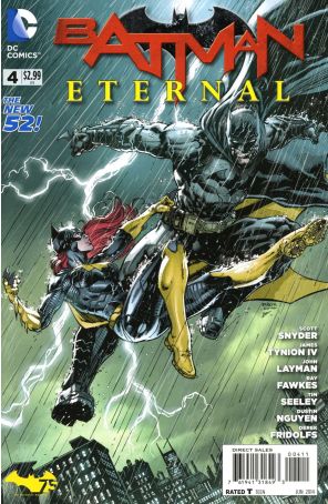 Batman Eternal 4 published by DC with cover art by Jason Fabok