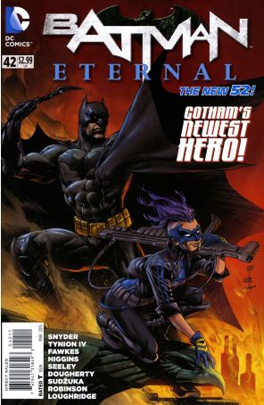 Batman Eternal 42 published by DC with cover art by Ivan Reis
