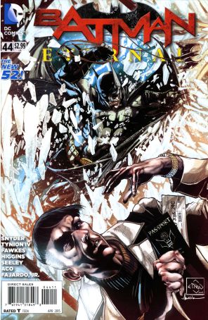 Batman Eternal 44 published by DC with cover art by Ethan Van Sciver