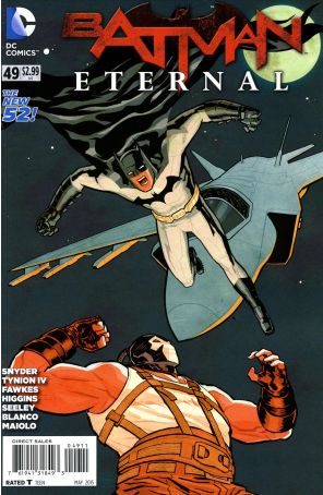 Batman Eternal 49 published by DC with cover art by Cliff Chiang