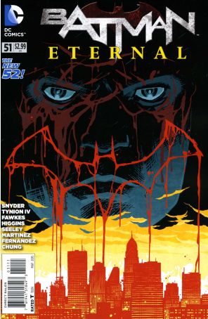 Batman Eternal 51 published by DC with cover art by Cliff Chiang