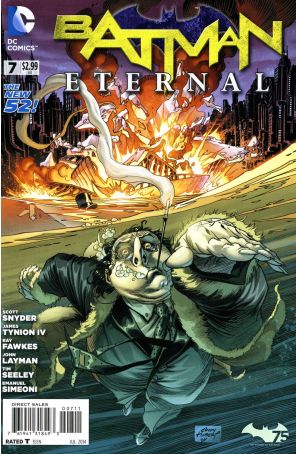 Batman Eternal 7 published by DC with cover art by Andy Kubert