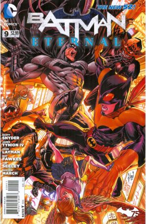 Batman Eternal 9 published by DC with cover art by Guillem March