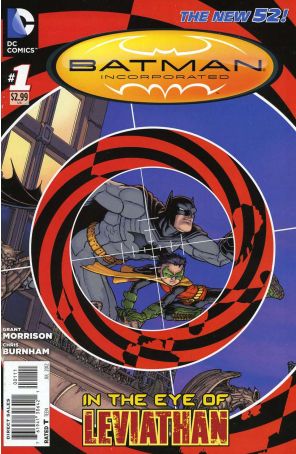 Batman Incorporated (2nd Series) 1 published by DC with cover art by Chris Burnham