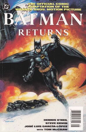 Batman Returns: The Official Comic Adaptation 1PR (Newsstand) published by DC with cover art by Dave Dorman