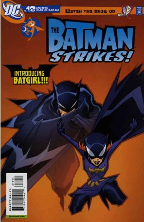 The Batman Strikes 18 published by DC with cover art by Jeff Matsuda