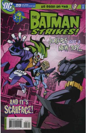The Batman Strikes 28 published by DC with cover art by Christopher Jones