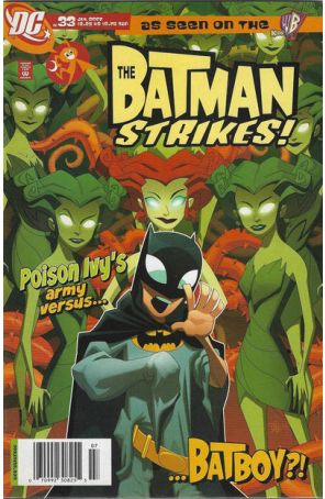The Batman Strikes 33 (Newsstand) published by DC with cover art by Dave McCaig