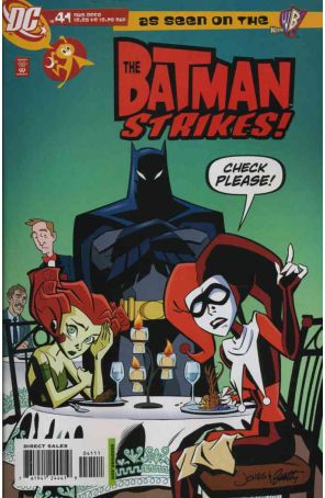 The Batman Strikes 41 published by DC with cover art by Christopher Jones