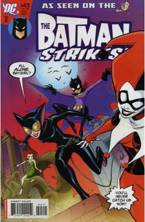 The Batman Strikes 45 published by DC with cover art by Christopher Jones